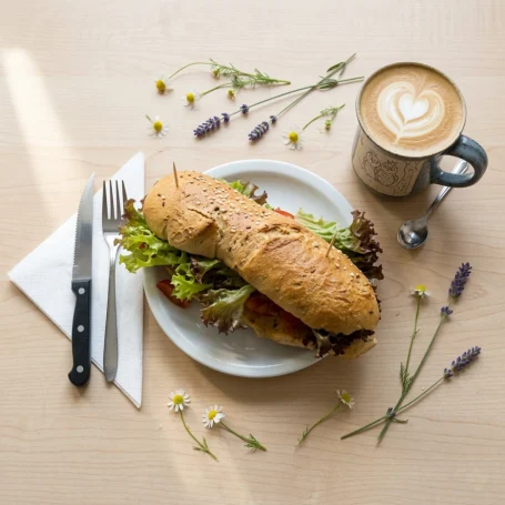 ♥ Seelen ♥ Frisch überbackene schwäbische "Seele" mit knackigem Salat; erhältlich mit verschieden Belägen; auch nach Wunsch; Café im Hirsch, Tübingen